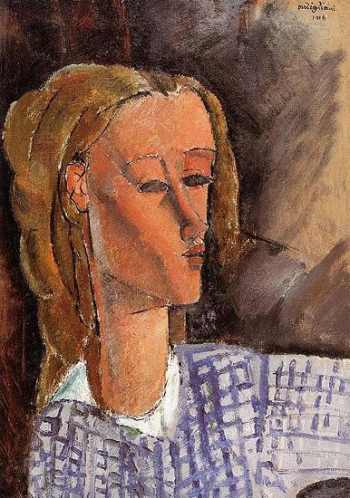 Amedeo Modigliani Portrait of Beatrice Hastings oil painting image